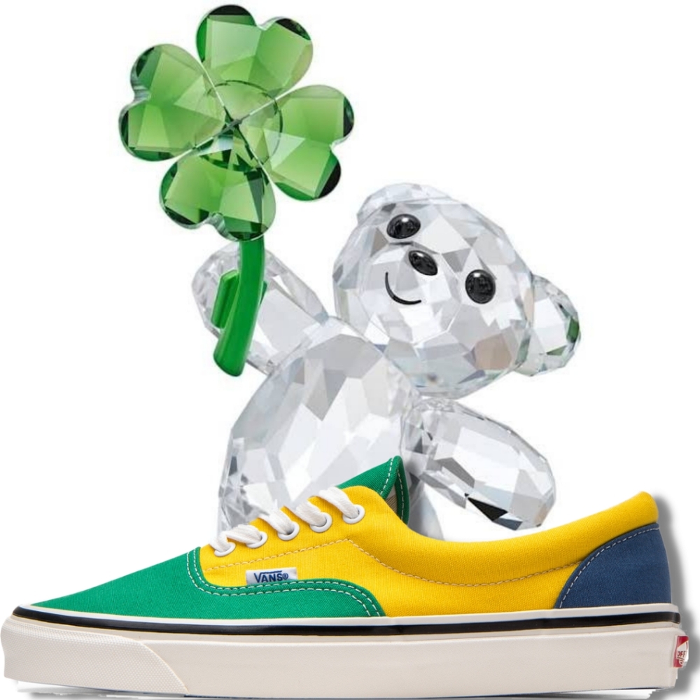 🍀Vans Anaheim Factory Era 95 DX Green Yellow Blue Unisex Sizing